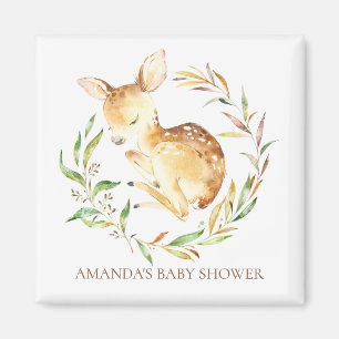 Little Deer Baby Shower Favor Magnet