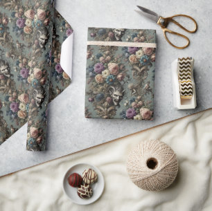 Little Demons Dare to Dream – Gothic Victorian  Wrapping Paper