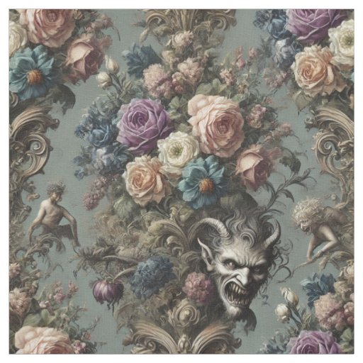 Little Demons Dare to Dream – Statement Tile Fabric