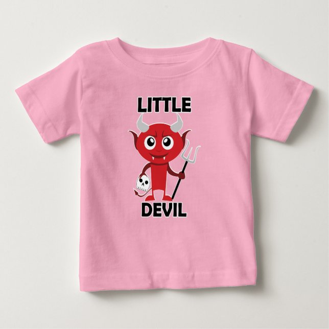 Little Devil - Baby Fine Jersey T-Shirt (Front)