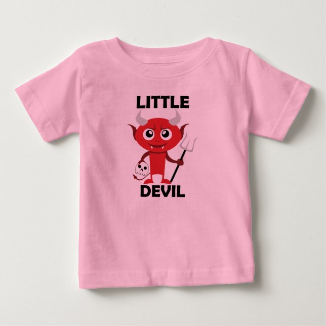 Little Devil - Baby Fine Jersey T-Shirt Baby T-Shirt (Front)