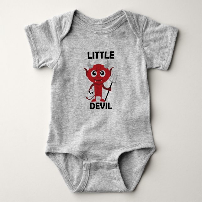 Little Devil - Baby Jersey Bodysuit (Front)