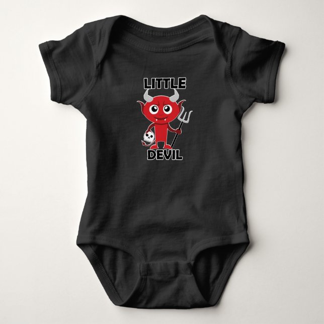 Little Devil - Baby Jersey Bodysuit Bodysuit (Front)