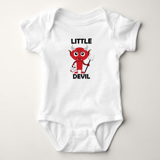 Little Devil - Baby Jersey Bodysuit Bodysuit (Front)