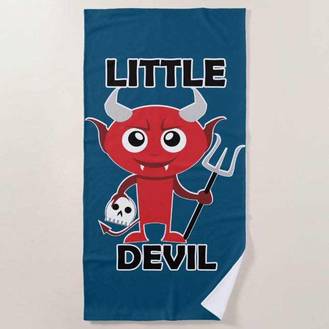 Little Devil - Beach Towel (Front)
