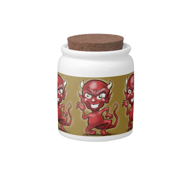 Little Devil Candy Jar (Front)