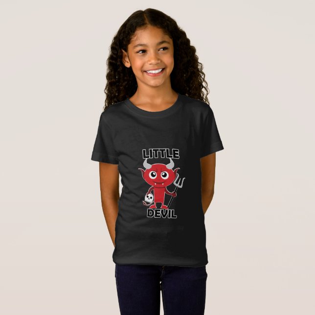 Little Devil - Girls' Fine Jersey T-Shirt (Front Full)