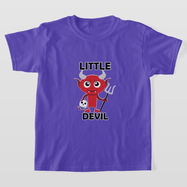 Little Devil - Kids' Basic T-Shirt (Laydown)
