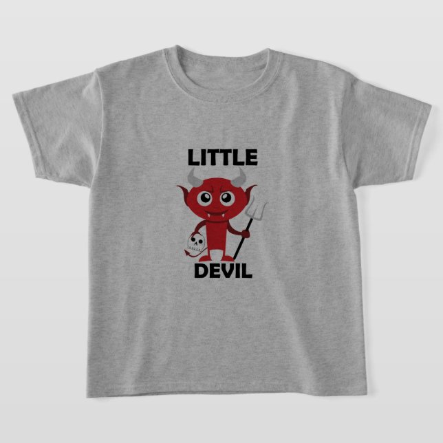 Little Devil - Kids' Basic T-Shirt (Laydown)