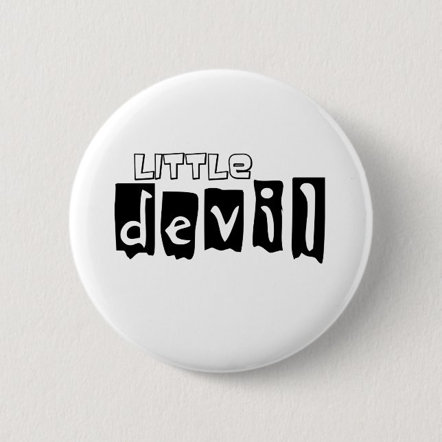 Little Devil Pinback Button (Front)