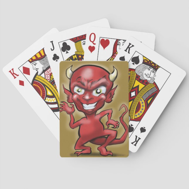 Little Devil Poker Cards (Back)