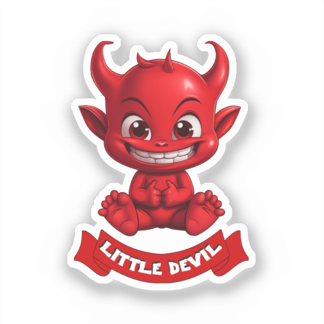 Little Devil  Sticker (Front)