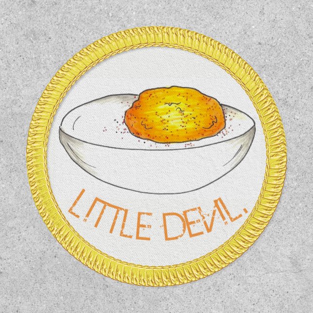 Little Devil Stuffed Cocktail Party Deviled Egg Patch (Front)