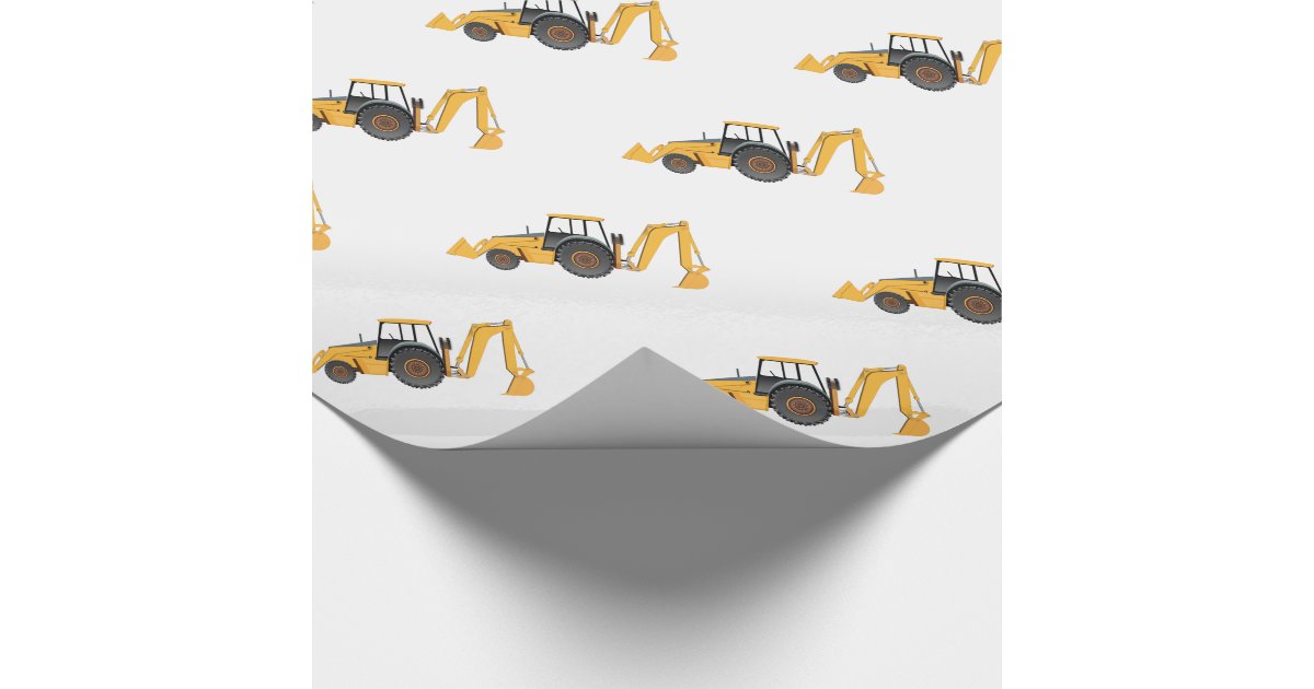 Little Digger Glossy Wrapping Paper, 30" x 6' Wrapping Paper Zazzle