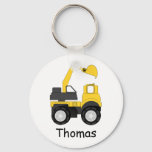 Little Digger Personalised Kid&#39;s Keychain