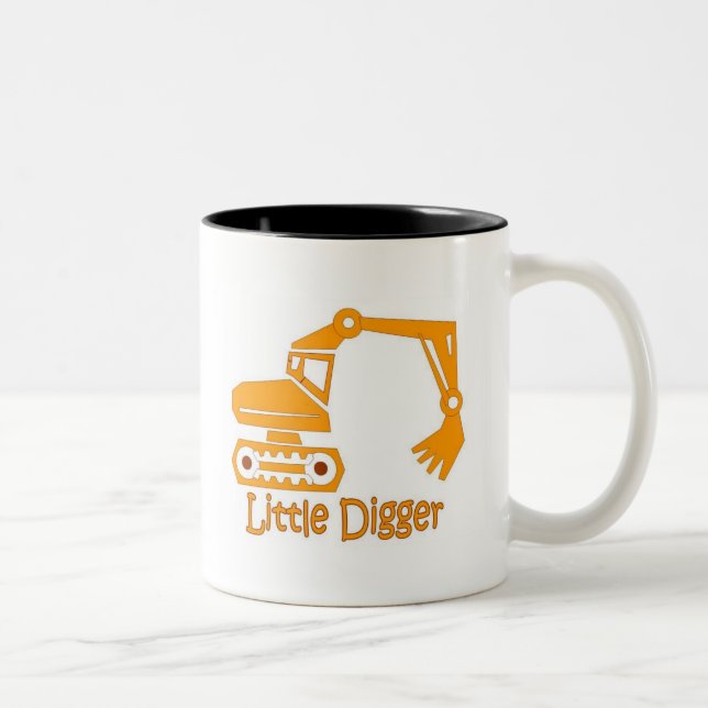 little digger Two-Tone coffee mug (Right)