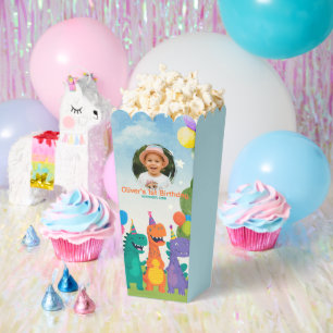 Little Dino 1st Birthday Favor Box