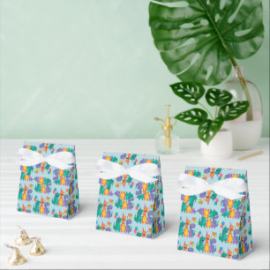 Little Dino 1st Birthday Favor Boxes