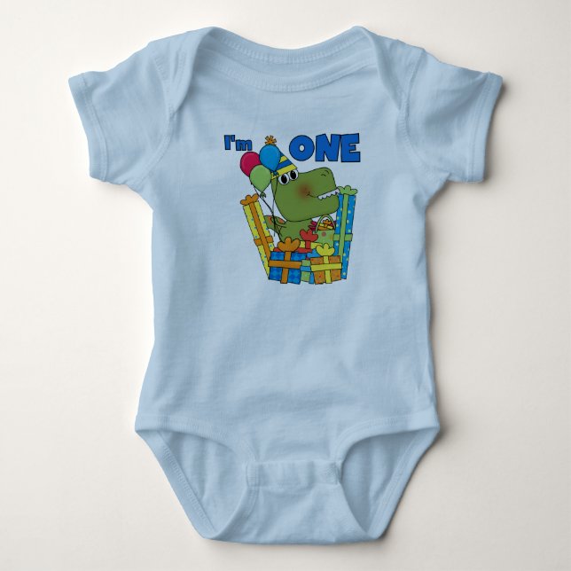 Little Dino 1st Birthday T shirts and Gifts (Front)