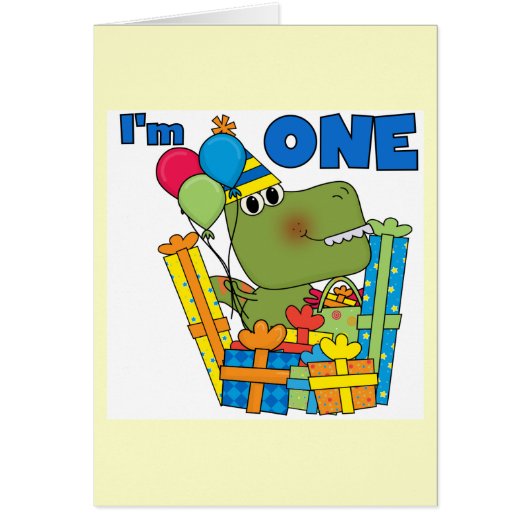 Little Dino 1st Birthday T shirts and Gifts (Front)
