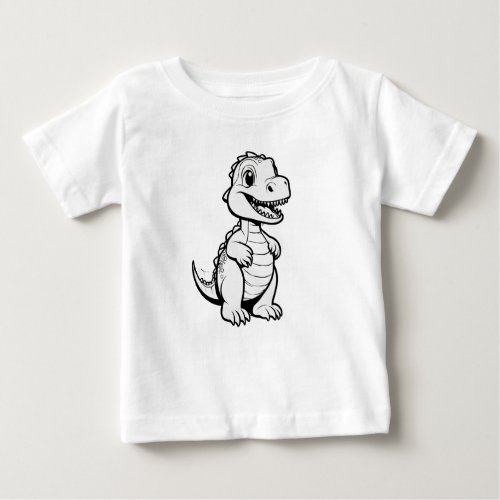 Little Dino Baby Tshirt