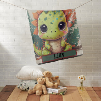 Little Dino Explorer: Roar with Confidence! Baby Blanket