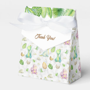 Little Dinosaur Baby Shower Favor Boxes