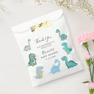 Little Dinosaur Cute Baby Shower Favor Bag