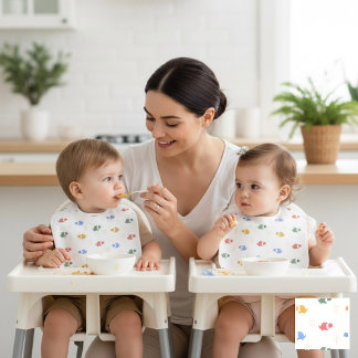 Little Dinosaur Friends Baby Bib