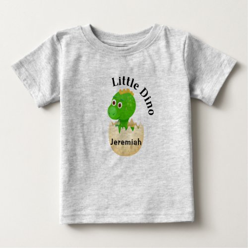 Little dinosaur in an Egg Shell Baby T_Shirt