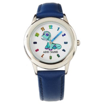 Little Dinosaur Kid's Watch by visionsoflife at Zazzle