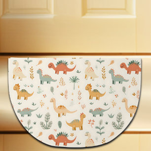 Little Dinosaurs Beige Neutral Tones Doormat