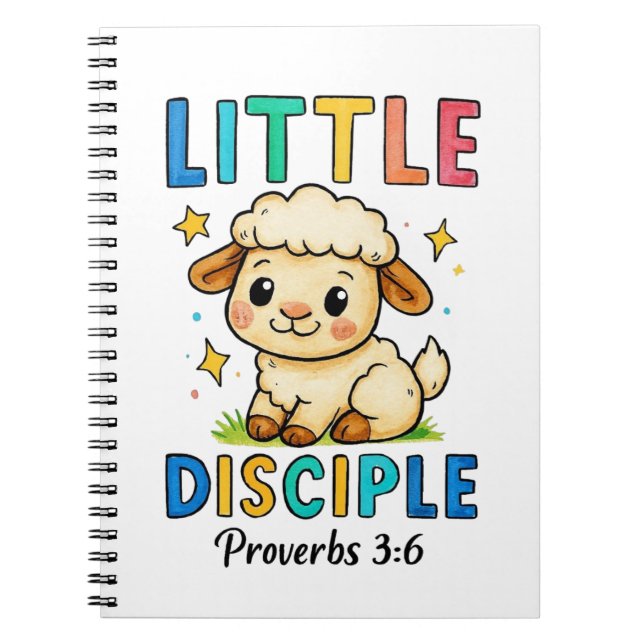 Little Disciple Proverbs 3:6 Notebook (Front)