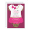 Little Diva Baby Shower Invite, Cheetah, Faux Gold