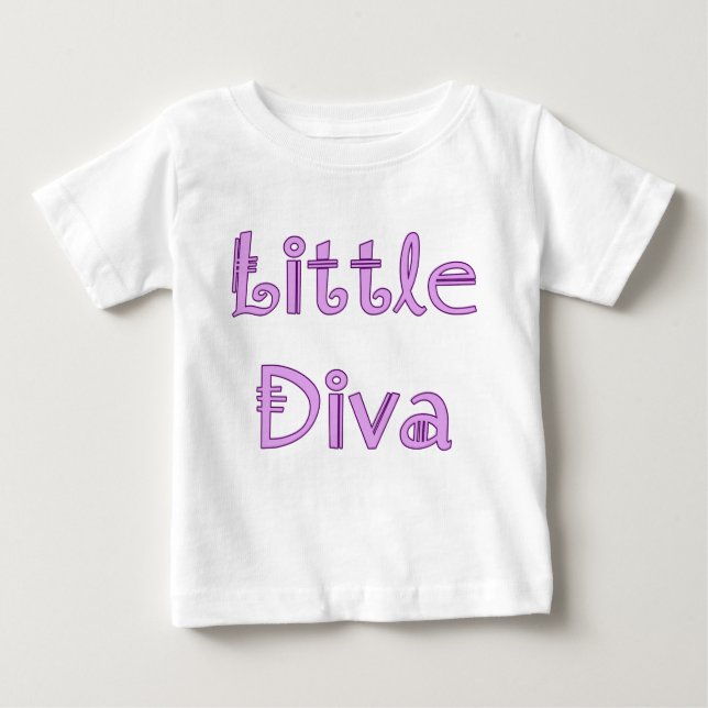 Little Diva Baby T-Shirt (Front)