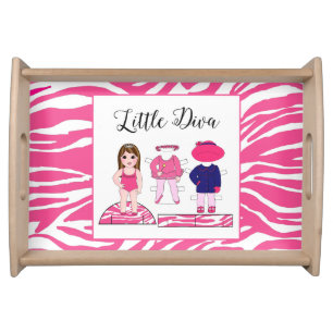 "Little Diva" Small Serving Tray