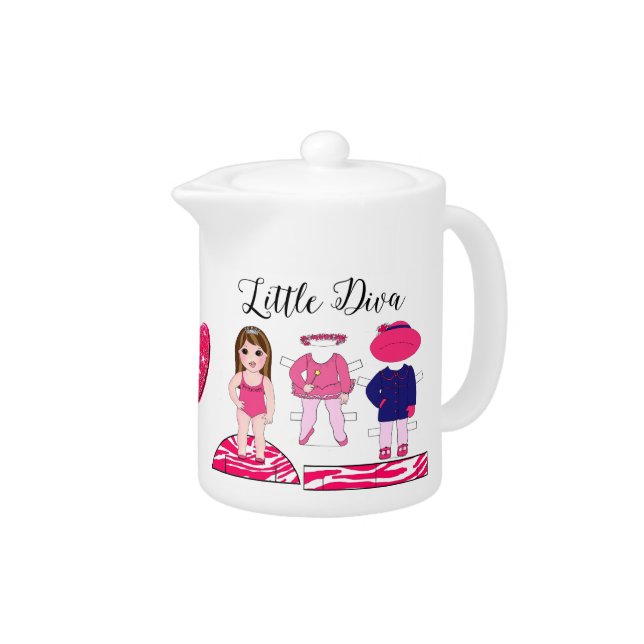 "Little Diva" Teapot (Right)