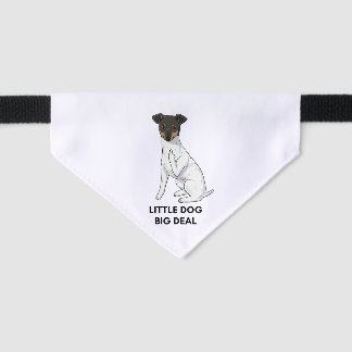Little Dog Big Deal Bandana Pet Bandana Collar