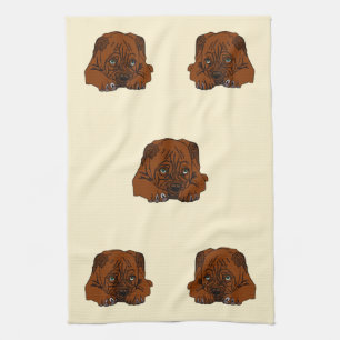 Little Dog Kitchen Towel - Your Color