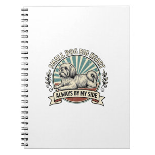 Little Dog Lover Shirt Vintage Engraved Companion Notebook