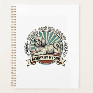 Little Dog Lover Shirt Vintage Engraved Companion Planner