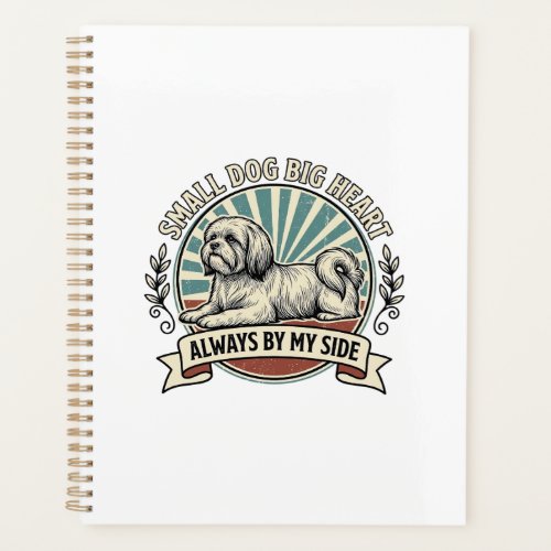 Little Dog Lover Shirt Vintage Engraved Companion  Planner
