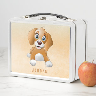 Little Dog Metal Lunch Box