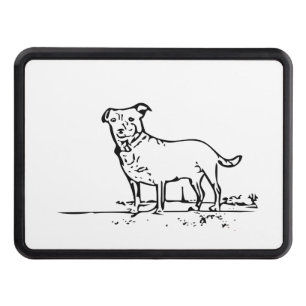 Little Dog Template Light Tow Hitch Cover