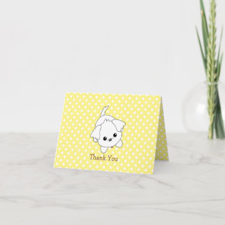 Little Dog Thank You Card