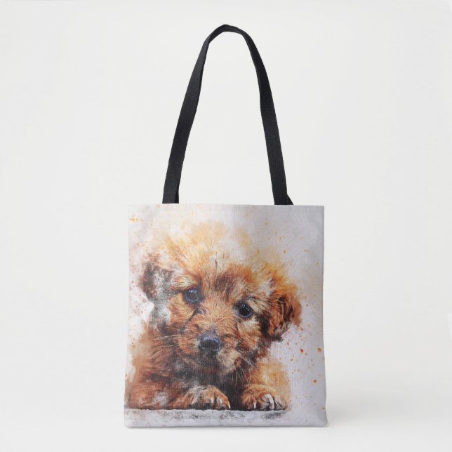 Little Dog Tote Bag (Front)