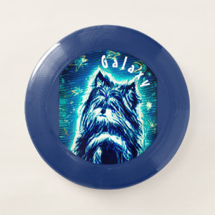 Little Doggy in blue Wham-O Frisbee