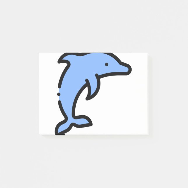 Little Dolphin Post-it Notes (Front)