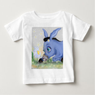 Little Donkey and Daisy Funny Baby T-Shirt