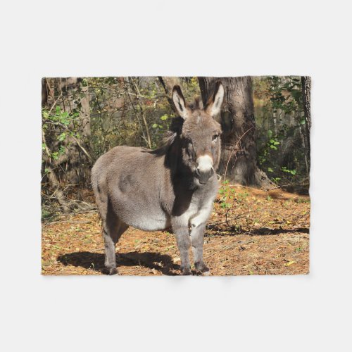 Little Donkey Fleece Blanket